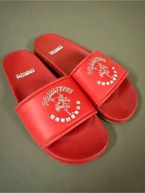 Primitive Red Slides x Sriracha